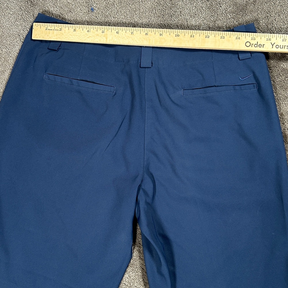 Nike Golf Shorts Womens 8 Navy Blue Solid Dri-FIT Performance Athletic 256862410 - Picture 8 of 13